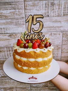 Bolo topper 15 anos