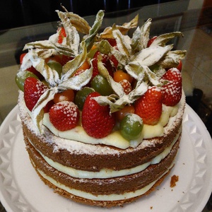 Naked Cake com frutas