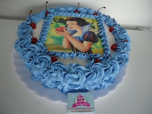 Bolo Branca de neve